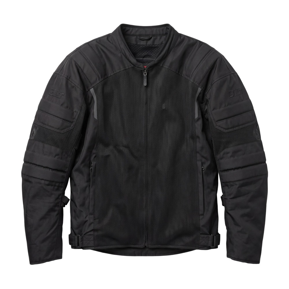 Bilt Blaze 2 Mesh Black Motorcycle Riding Jacket Mens Size 4XL